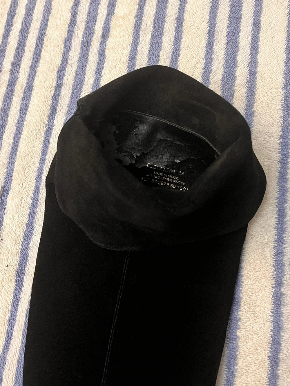 Lauren Ralph Lauren Black Over-the-Knee Suede Boots